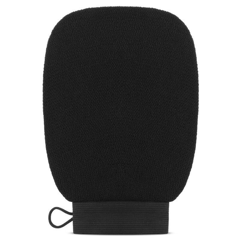 Valitic Exfoliating Glove Body Scrubber  Exfoliating Mitt Dead Skin Remover Shower Face and Body Exfoliator  Korean Style Skin Scrubber Washcloth  Spray and Self Tan Remover 1 Black